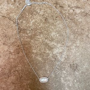 Kendra Scott white Elisa necklace